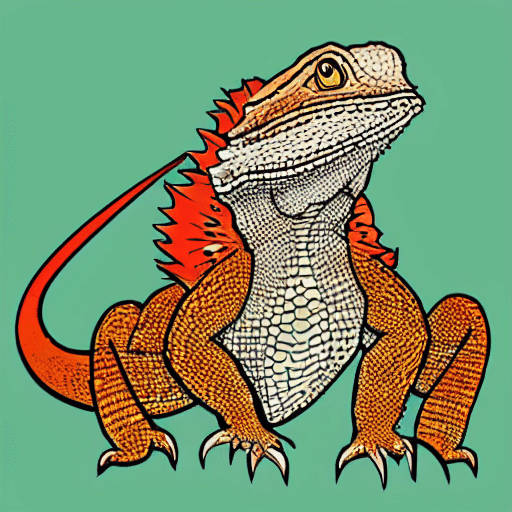 picture of a female bearded dragon