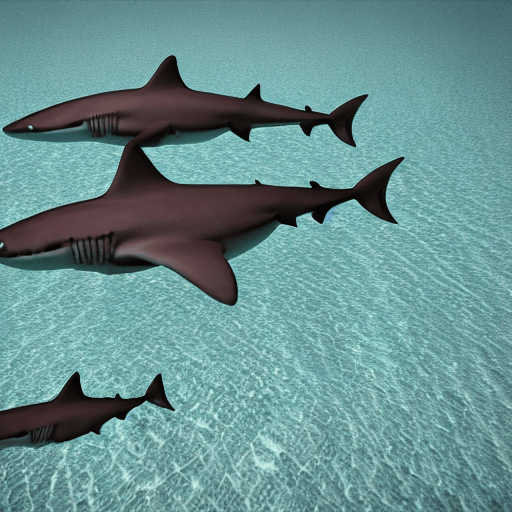 Sharks have between 360-410 bones in their body.