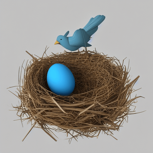 There are several birds that lay blue eggs