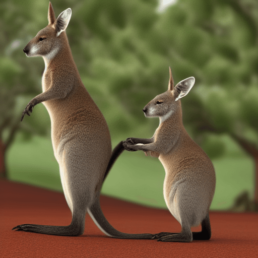 What are the similarities between wallabies and kangaroos
