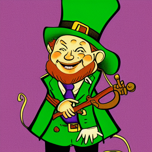 leprechauns are small standing two or three feet tall