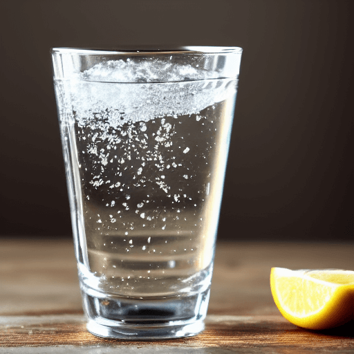 salt being distributed in water