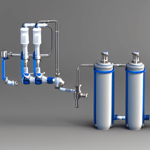 reverse osmosis system for watering plants