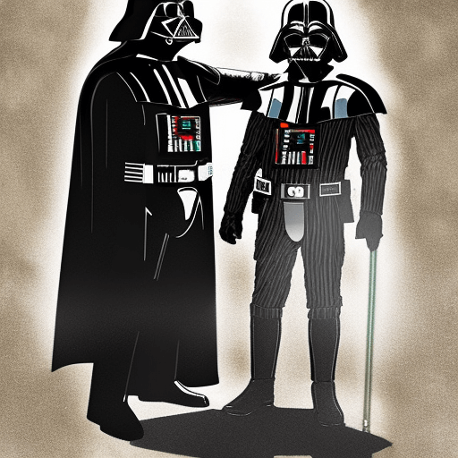 How tall is Darth Vader in his suit