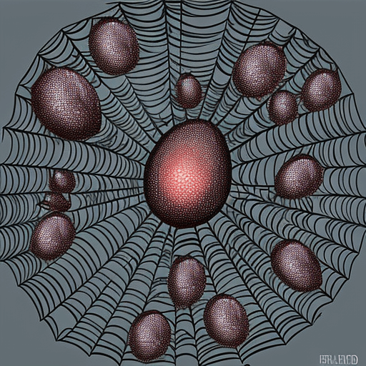 Spider eggs are often found in plant soil