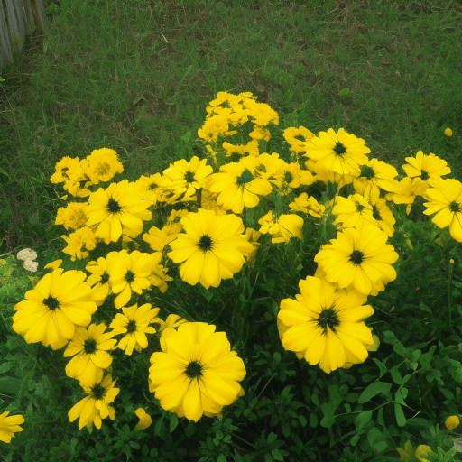 Yellow flowering plants identification