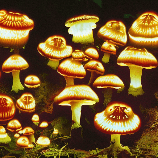 Jack o Lantern mushroom