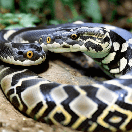 How big is a white lipped python?