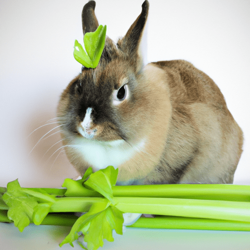 How much celery can I give my rabbit?