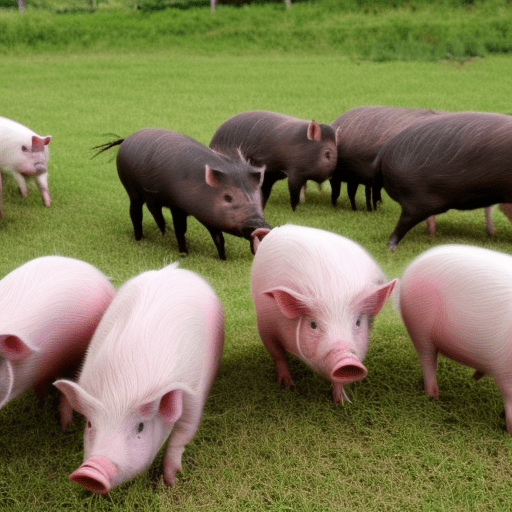 How are hogs vs pigs raised?