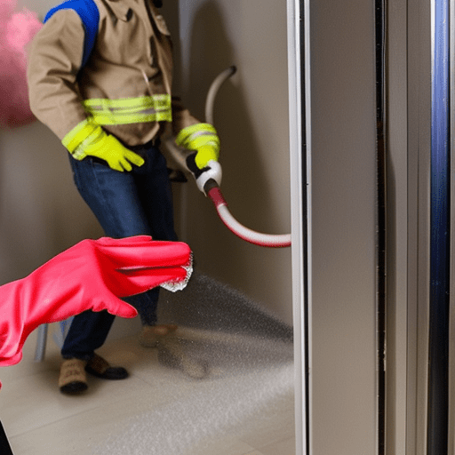 The best way to clean up after using clean-agent fire extinguishers