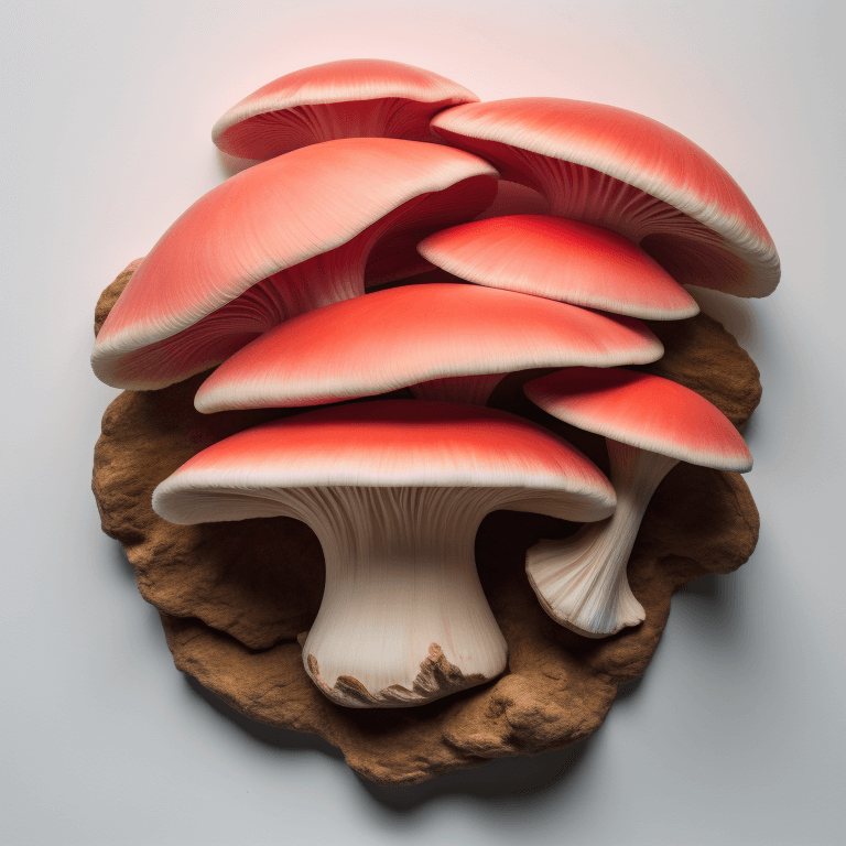What is a pink oyster mushroom