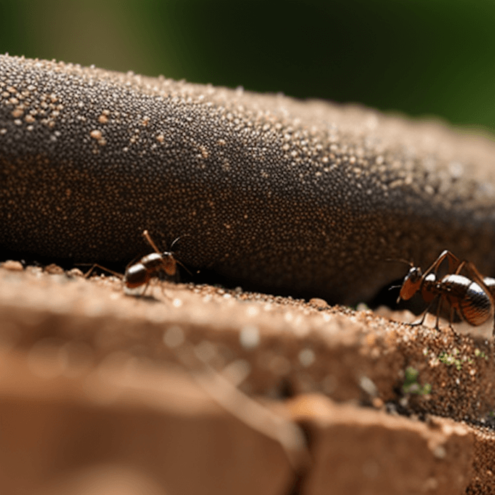 the weight of an ant