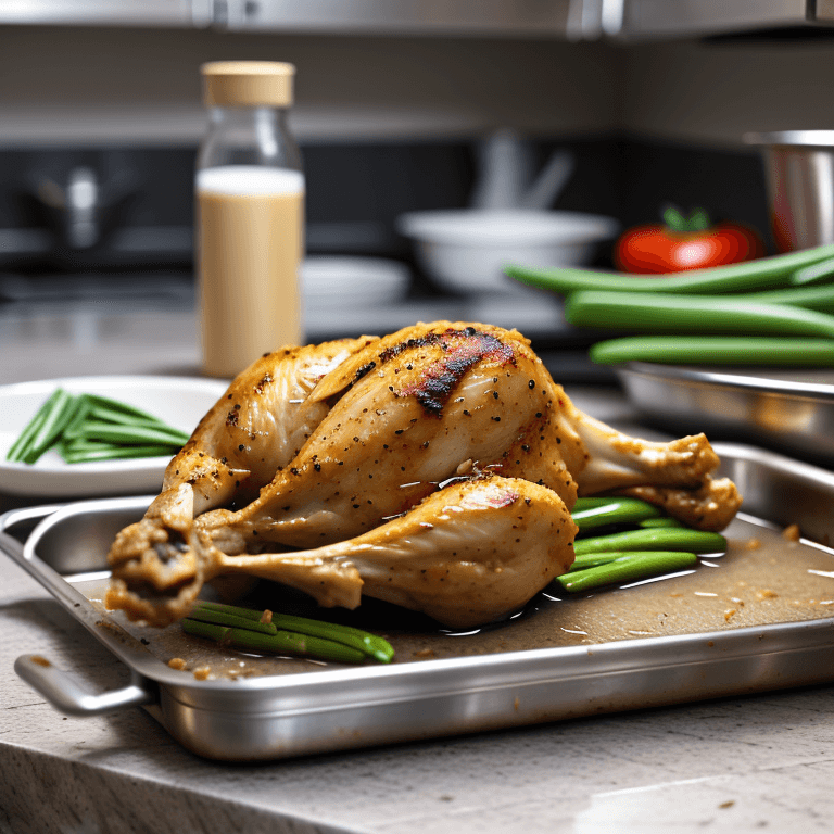 Cooked chicken is safe to eat after it has been sitting out for two hours or less