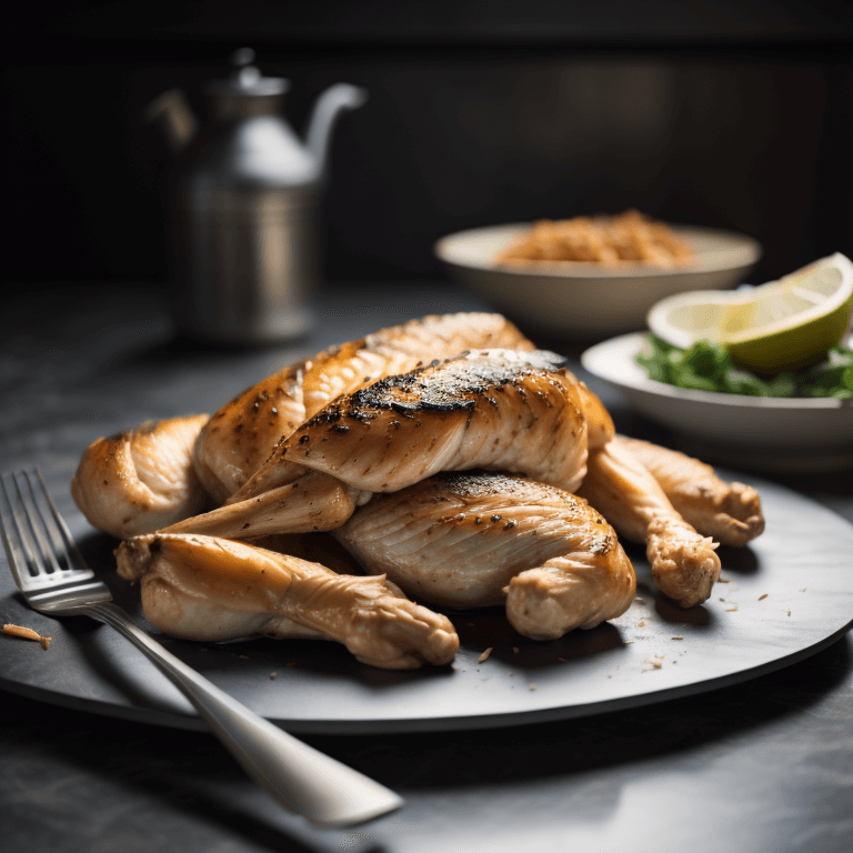 cooked chicken stored properly