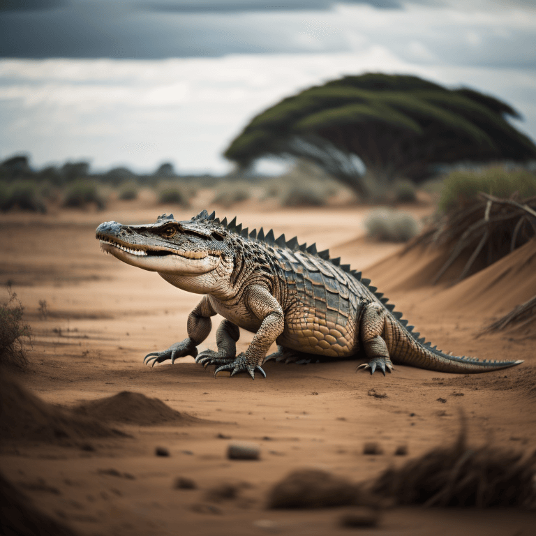 crocodile's running speed