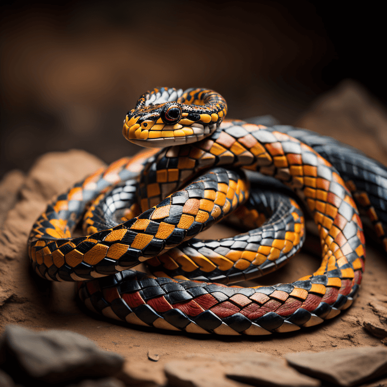 king snake versus coral snake