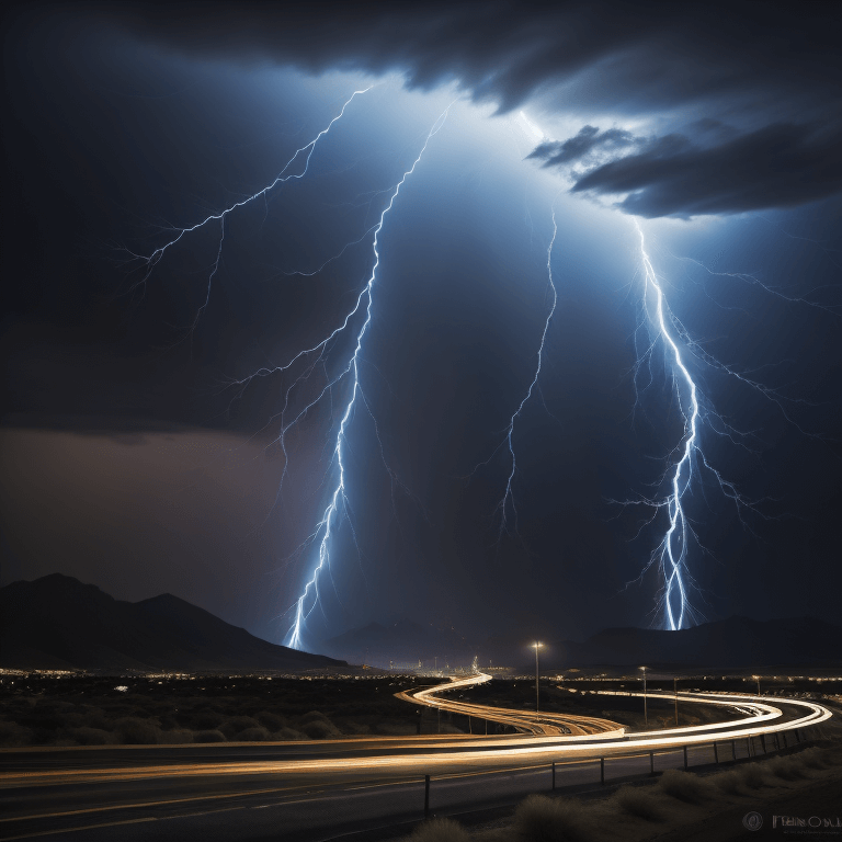 lightning - light energy example