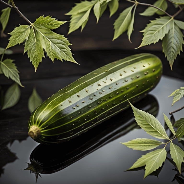 white marks on cucumber leaves caused by fungal infection